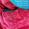 NYVI Ärmeldecke CozyWear Deluxe 170x200 cm Taupe - Produktbild-Vorschau 3