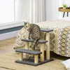 PawHut Katzentreppe 3-stufige Tiertreppe 48 cm Produktbild-Vorschau 2