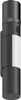 A black cylindrical flashlight is shown against a white background. Produktbild-Vorschau