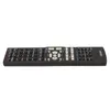 A black remote control for an AV receiver is shown against a white background. Podgląd zdjęcia produktu