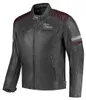 Rusty Stitches Jari V2 Motorrad Lederjacke, anthrazit, M Produktbild-Vorschau 3