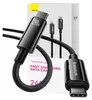 Baseus Tungsten Gold Ladekabel Datenkabel Type-C 240W 3m Produktbild-Vorschau 15