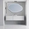 Unregelmäßiger asymmetrischer Spiegel mit LED Beleuchtung Produktbild-Vorschau 2