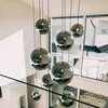 s.luce Orb Glaskugel Galerieleuchte 5m Abhängung Schwarz Produktbild-Vorschau 2
