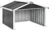 vidaXL Rasenmäher Garage 92x97x63 cm Verzinkter Stahl Produktbild-Vorschau 1
