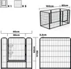 YARDIN Oplocení pro štěňata Volný výběh Výběh pro štěňata s Náhled obrázku produktu 7