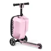 Dreirad-Roller mit Koffer Cariboo iTravel (rosa) Produktbild-Vorschau 4