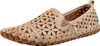 Gemini Damen Slipper Leder Mokassin floral Blumen Cutouts Produktbild-Vorschau 1