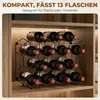 HOMCOM Weinregal für 13 Flaschen Flaschenregal Produktbild-Vorschau 5