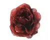 Kunstblumen Rose auf Clip 14cm ochsenblut Produktbild-Vorschau 3
