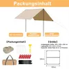 Sonnensegel, Zeltplane, Wasserdicht, Ultraleicht Camping Produktbild-Vorschau 5