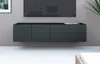 Kommode, Hängeschrank "Sophia" 152cm 2SK, schwarz-matt Produktbild-Vorschau 2