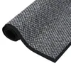 vidaXL Paillasson Gris 90x150 cm Voir les images du produit 1