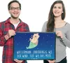 Mr. & Mrs. Panda Fußabtreter Wassermann Astrologie 50 x 75 Produktbild-Vorschau 4