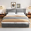 Merax Hydraulická posteľ Boxspring 180x200 cm Čalúnená Náhľad obrázku produktu 2