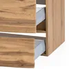 Badezimmer Einzelwaschtisch 80 cm Wotaneiche Nb. LAURIA-03  Produktbild-Vorschau 8