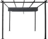 Hliníková pergola se stahovací střechou - 3 x 4 m - šedá Náhled obrázku produktu 3