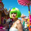 Perruque Bob (verte) – Perruque à cheveux courts Coupe au Voir les images du produit 5