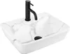 Rea Aufsatzwaschbecken Altea Cloudy Square Grey Produktbild-Vorschau 1