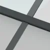vidaXL Drzwi przesuwne czarne 76x205 cm szkło hartowane i Podgląd zdjęcia produktu 4