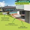 Sonnensegel Dreieck, 4x4x4m, anthrazit, wasserabweisend Produktbild-Vorschau 4