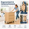 Bituxx Transportroller Rollbrett Rechteck MDF 58 x 28,5 bis Produktbild-Vorschau 4