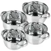 Vilde | Kochtopf Set 4-teilig - mit Glasdeckeln - 1 / 1,75 Produktbild-Vorschau 3
