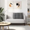 vidaXL Rücken Kissen Dunkelgrau 80 x 24 x 50 cm Stoff Produktbild-Vorschau 4