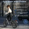 Mofaroller Faltbares Moped 20 Zoll 500 W Max 45 km/h Akku Produktbild-Vorschau 6