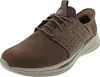 A single brown Skechers shoe is shown from a side-angle on a white background. Voir les images du produit