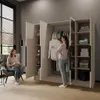 Drehtürenschrank LARO 200 cm Moderner Kleiderschrank mit Produktbild-Vorschau 10