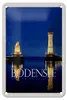 Blechschild Reise 12x18cm Bodensee Deutschland Leuchtturm Produktbild-Vorschau 1