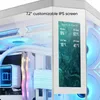 Mars Gaming MC3TCORELCDW, Midi Tower, PC, Weiß, ATX, micro Produktbild-Vorschau 2