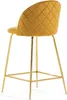 Set de 2 tabourets intérieurs en velours rembourré avec Voir les images du produit 2