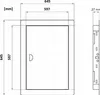 Metallzugangstür 60X60 FEINZ Hochwertig Einfache Montage Produktbild-Vorschau 2