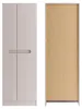 Badezimmer Hochschrank mit 60 cm Breite in Beige, 2 Türen, Produktbild-Vorschau 4