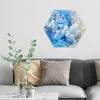 DEQORI Glasbild Echtglas 55x48 cm 'Zweifarbiger Qualm' Produktbild-Vorschau 3
