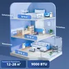 HOMCOM Mobilní klimatizace s funkcí chlazení, odvlhčovačem Náhled obrázku produktu 6