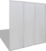 A three-panel folding shower screen shown from a slight angle against a white background. Produktbild-Vorschau