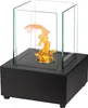 Qlima FFB 022 Dekorativer Ethanolkamin Schwarz - Dekokamin Produktbild-Vorschau 1