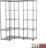 Eckregal Lena 129x169x87 cm mit 12 Böden, staubgeschützt Produktbild-Vorschau 4