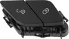 A black central locking switch with two buttons, each with a lock symbol, shown from a diagonal angle. Náhled obrázku produktu