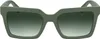 Stilvolle Damen-Sonnenbrille in Grün mit Bio-Rahmen und Produktbild-Vorschau 1