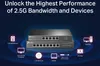 TP-LINK TL-SG108-M2 - V1 - Switch - non gestito Anteprima dell’immagine prodotto 10