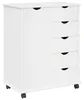 vidaXL Armadietto a rotelle, 63,5 x 39 x 79 cm, legno Anteprima dell’immagine prodotto 1