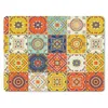 MuchoWow® Mauspad Mousepad Vintage - Blumen - Muster - Weiß Produktbild-Vorschau 1