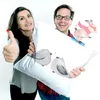 Mr. & Mrs. Panda kissen bedruckt Tauben Liebe - Weiß - Produktbild-Vorschau 5
