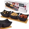 Orion | Snackschalen Set - Aus Porzellan - Schwarz - 4 Produktbild-Vorschau 5