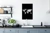 MuchoWow® Poster Weltkarte - Blätter - Design 40x60 cm - Produktbild-Vorschau 3