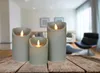 Candela di cera a LED con timer e stoppino tremolante Taupe Anteprima dell’immagine prodotto 5